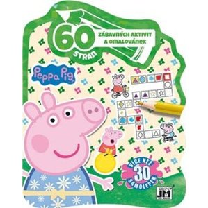 60 zábavných aktivit a omalovánek Peppa Pig -  Autor Neuveden