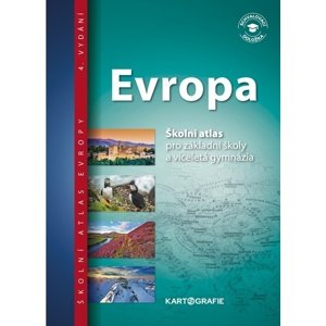 Evropa školní atlas -  Autor Neuveden