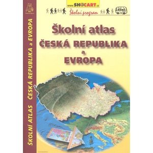 Školní atlas Česká republika a Evropa -  Autor Neuveden
