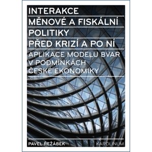 Interakce měnové a fiskální politiky před krizí a po ní -  Pavel Řežábek