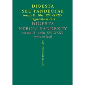 Digesta seu Pandectae II / Digesta neboli Pandekty II -  Michal Skřejpek