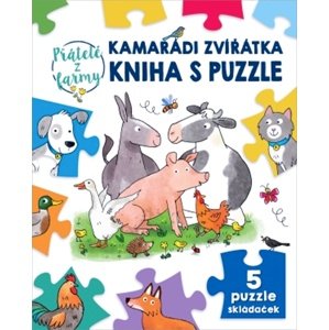 Kamarádi zvířátka kniha s puzzle -  Sebastien Braun