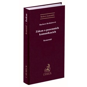 Zákon o pozemních komunikacích -  Barbora Košinárová