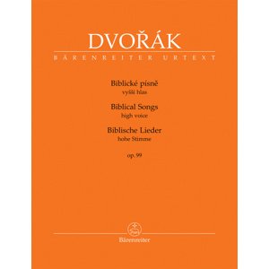 Biblické písně vyšší hlas, op. 99 -  Antonín Dvořák