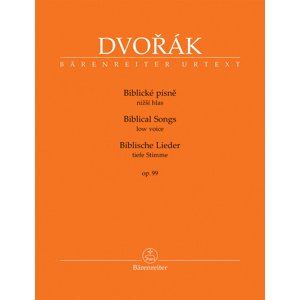 Biblické písně nižší hlas, op. 99 -  Antonín Dvořák