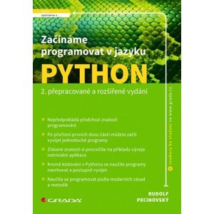 Začínáme programovat v jazyku Python -  Rudolf Pecinovský
