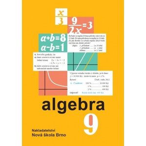 Algebra 9 učebnice -  Mgr. Zdena Rosecká