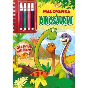 Maľovanka s dinosaurmi -  Autor Neuveden