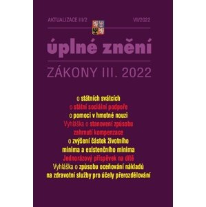 Aktualizace 2022 III/2 – o státní sociální podpoře -  Autor Neuveden