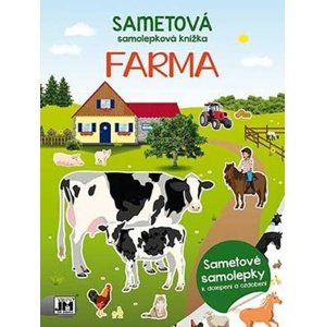 Sametová samolepková knížka Farma -  Autor Neuveden