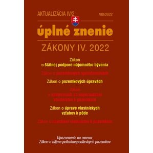 Aktualizácia IV/2 2022 – bývanie, stavebný zákon -  Autor Neuveden
