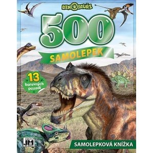 Samolepková knížka 500 Dinosauři -  Autor Neuveden