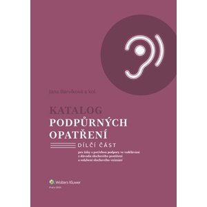 Katalog podpůrných opatření Sluchové postižení -  Jana Barvíková
