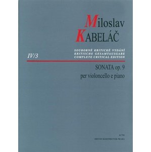 Sonáta pro violoncello a klavír op. 9 -  Miloslav Kabeláč