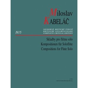 Skladby pro flétnu sólo Malá suita -  Miloslav Kabeláč