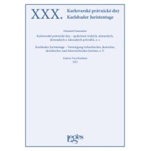 XXX. Karlovarské právnické dny -  Vladimír Zoufalý