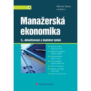 Manažerská ekonomika -  Irena Wagnerová